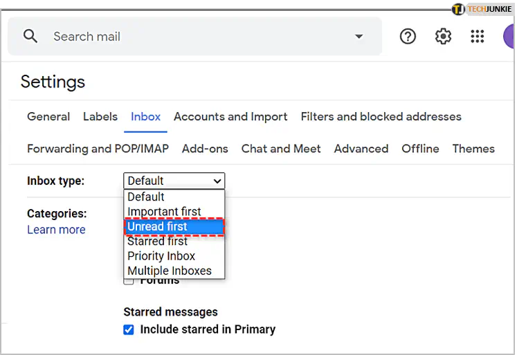 Как просмотреть все непрочитанные письма в Gmail