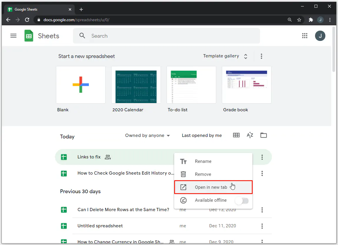 Как проверить историю редактирования в Google Sheets