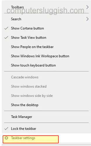 Как изменить размер значков панели задач на маленький в Windows 10