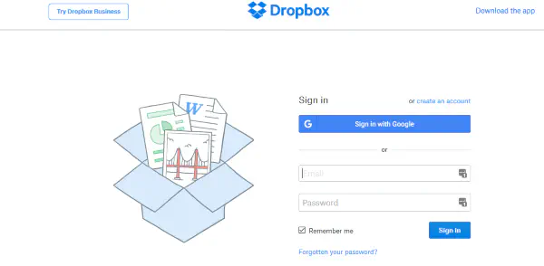 Как отменить подписку на Dropbox