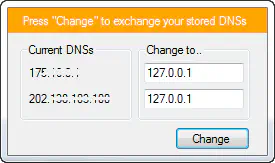 DNS Exchanger позволяет быстро менять IP-адреса DNS