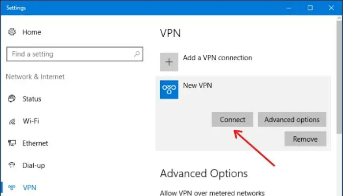 Как создать и подключиться к профилю VPN в Windows 10