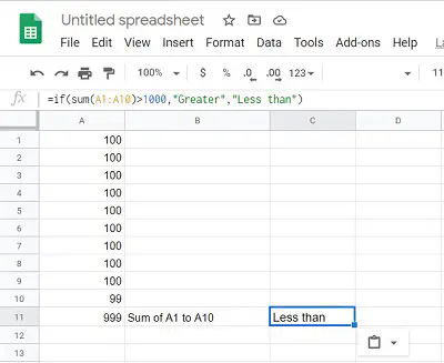 Как использовать утверждения IF THEN в Google Sheets