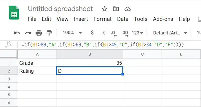 Как использовать утверждения IF THEN в Google Sheets