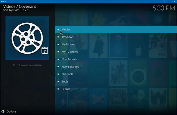 Как установить Covenant на Kodi с помощью Fire TV