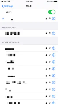 iPhone не может автоматически подключиться к WiFi