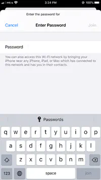 iPhone не может автоматически подключиться к WiFi