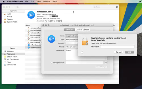 Как просмотреть сохраненные пароли на Mac