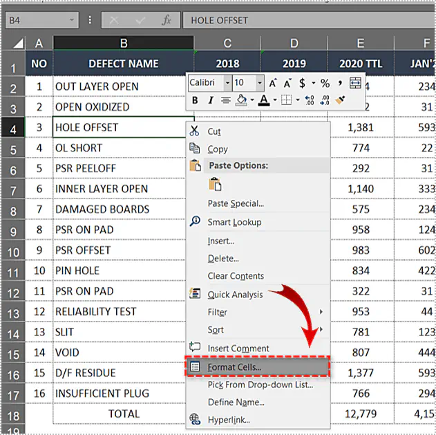 Как скрыть ячейки в Microsoft Excel