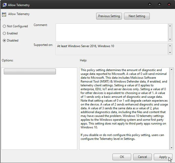 Microsoft compatibility telemetry