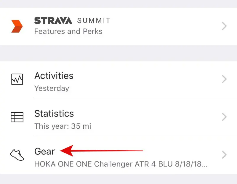 Как добавить обувь в приложение Strava