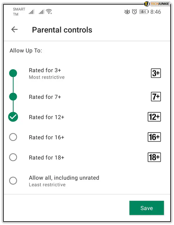 Как включить родительский контроль на Android