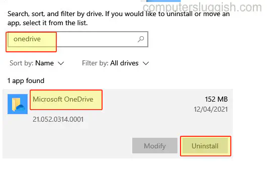 Как удалить Microsoft OneDrive в Windows 10