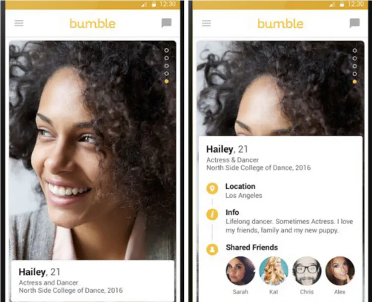 Как добавить/изменить образование в Bumble