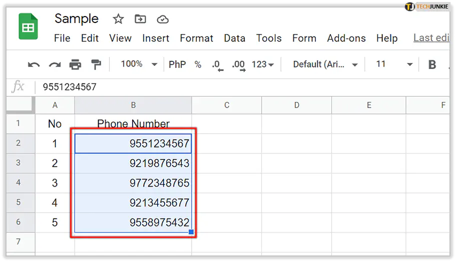 Как запретить Google Sheets удалять лидирующие нули