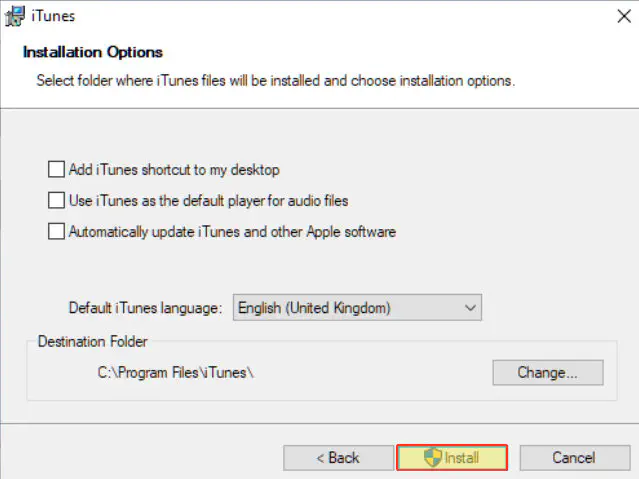 Как установить iTunes в Windows 10