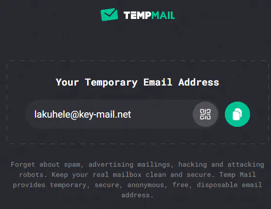 Как создать временный адрес электронной почты
