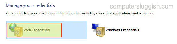 Просмотр паролей Internet Explorer в Windows 10