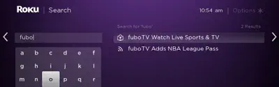 Как смотреть FuboTV на Roku