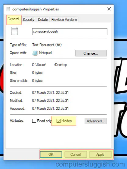 Как скрыть файлы в Windows 10