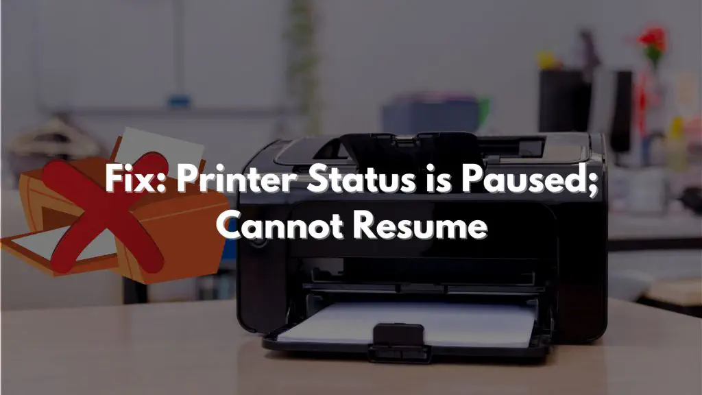 Устранение: Состояние принтера приостановлено, возобновить невозможно