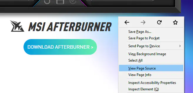 Как решить проблему MSI Afterburner не загружается с сайта
