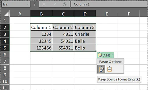 Как преобразовать Word в Excel