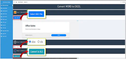 Как преобразовать Word в Excel