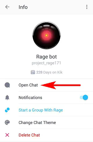 Как получить Ragebot на Kik