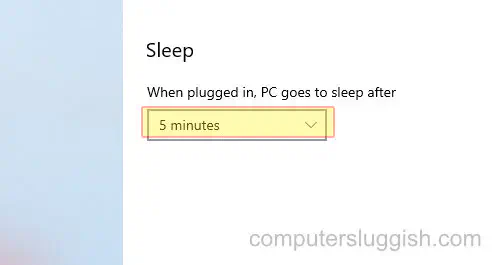 Как изменить время перехода компьютера с Windows 10 в спящий режим