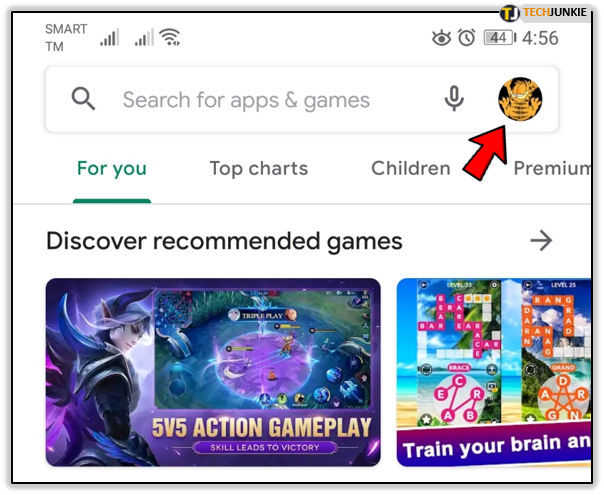 Как очистить историю поиска в Google Play