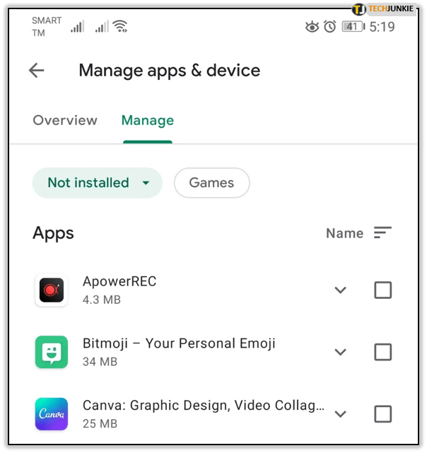Как очистить историю поиска в Google Play