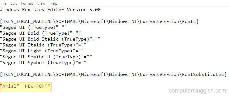 Изменение шрифта по умолчанию в Windows 10