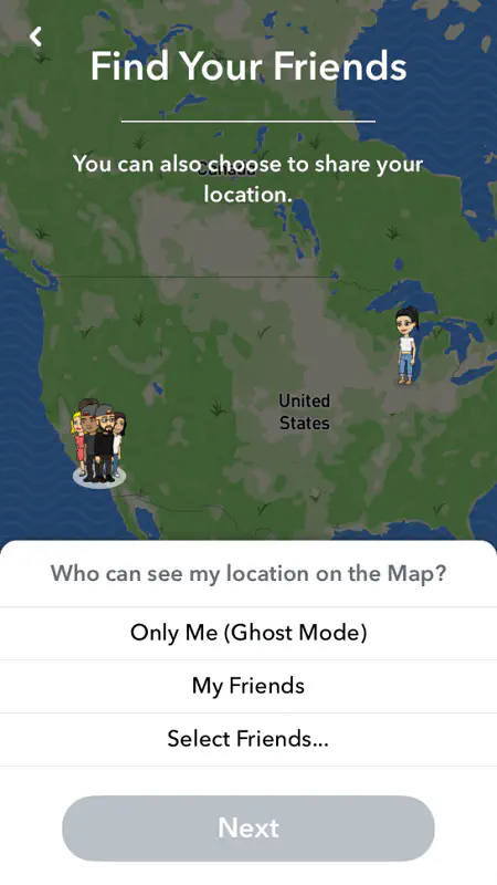 Как исчезнуть с помощью режима Призрак на карте Snapchat