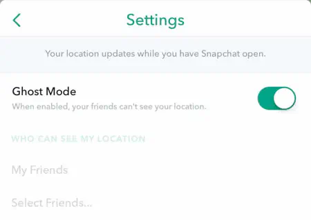 Как исчезнуть с помощью режима Призрак на карте Snapchat