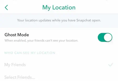 Как исчезнуть с помощью режима Призрак на карте Snapchat