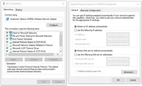 Как включить DHCP в Windows