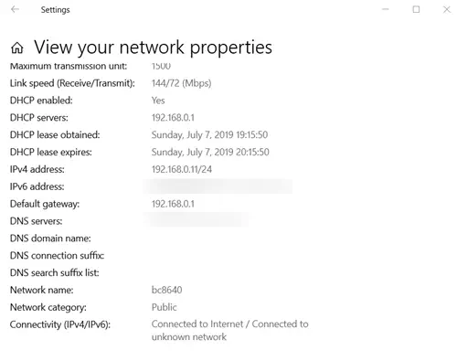 Как включить DHCP в Windows