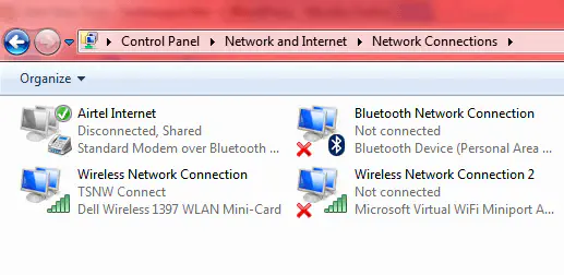 Как включить точку доступа или виртуальный WiFi в Windows 7