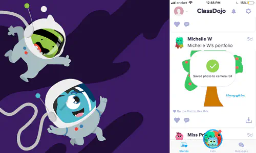 Как загружать и сохранять видео из приложения ClassDojo