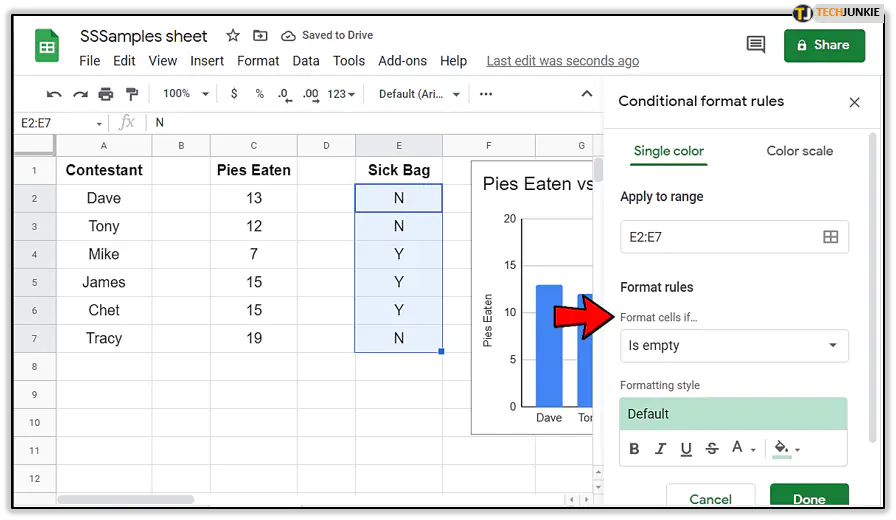 Получите больше от Google Sheets с помощью условного форматирования