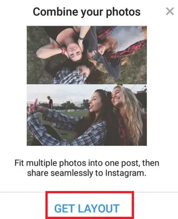 Как сделать фотоколлаж в качестве сообщения в Instagram