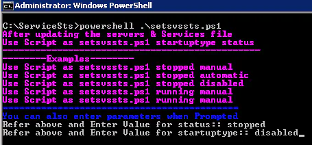 Изменение статуса запуска служб Windows в массовом порядке