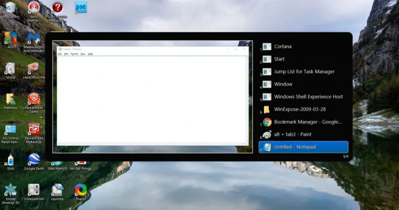 Добавьте новый переключатель Alt + Tab в Windows