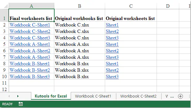 Как объединять и объединять файлы Excel
