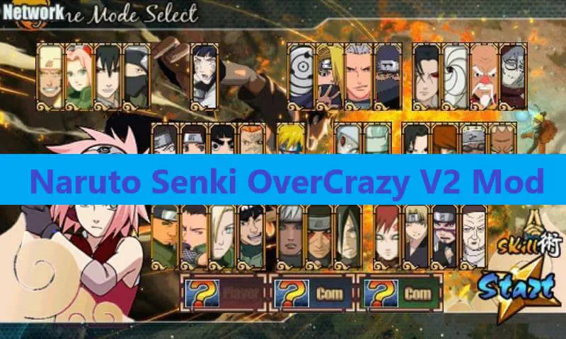 Скачать Naruto Senki OverCrazy V2 Mod Apk