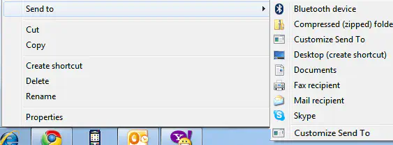 Как добавить Переместить в папку и Копировать в папку в Windows 10 правой кнопкой мыши
