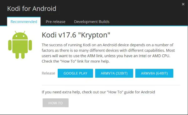 Как обновить Kodi на устройствах Android