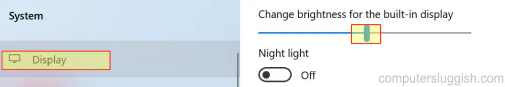Как изменить яркость дисплея ноутбука в Windows 10
