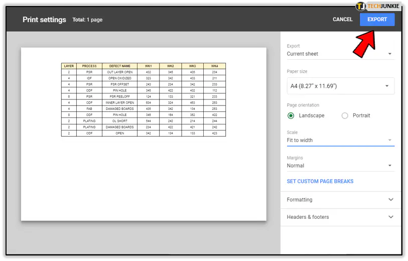 Как превратить электронные таблицы Google Sheets в PDF-файлы